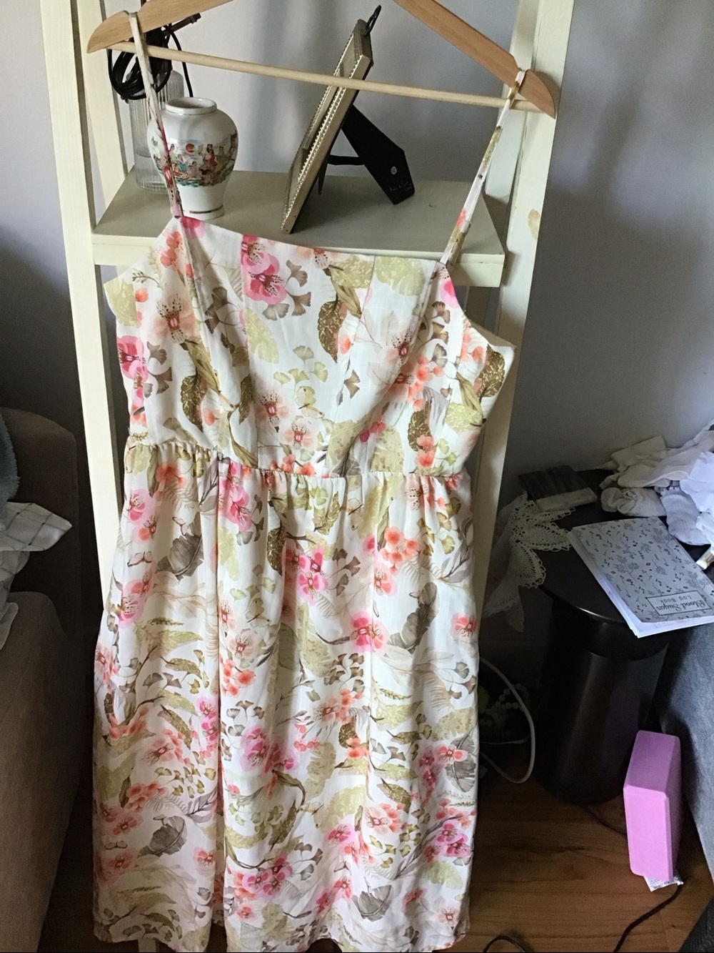 H+M Women’s Floral Strappy MIDI Dress